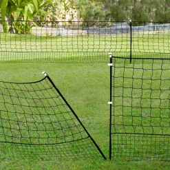 Filet à poules de 50m avec porte*IDMarket Outlet