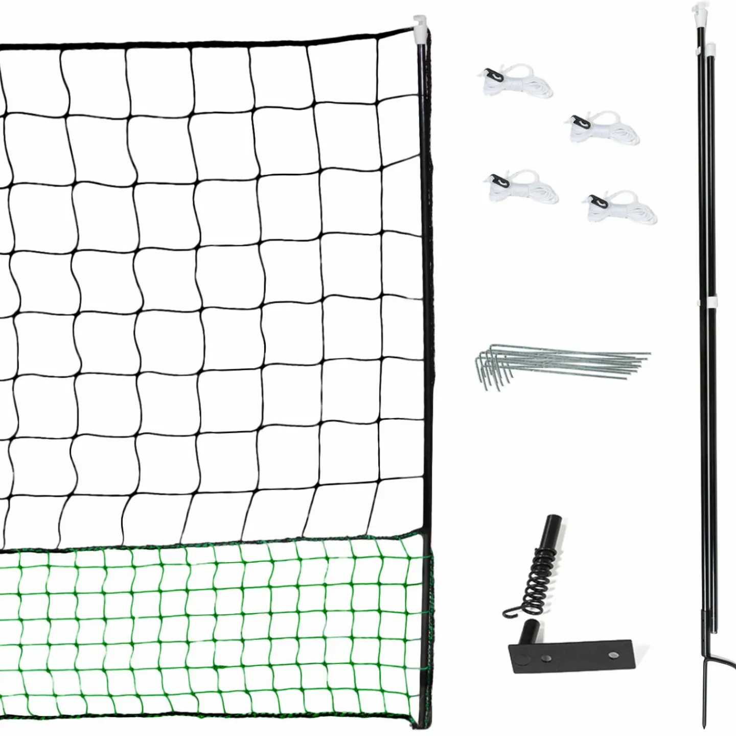 Filet à poules de 50m avec porte*IDMarket Outlet