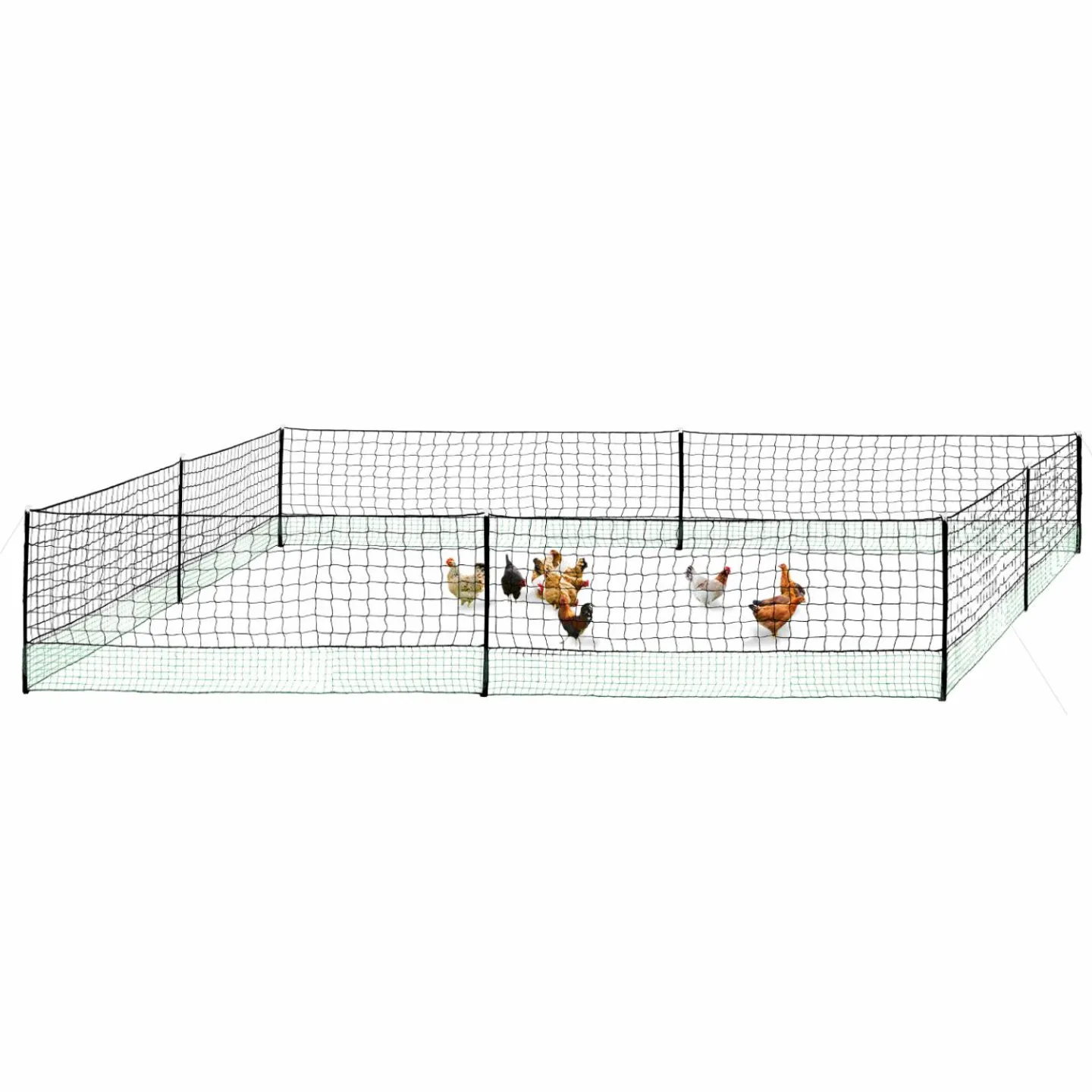 Filet de clôture pour poulailler 24 mètres*IDMarket Clearance