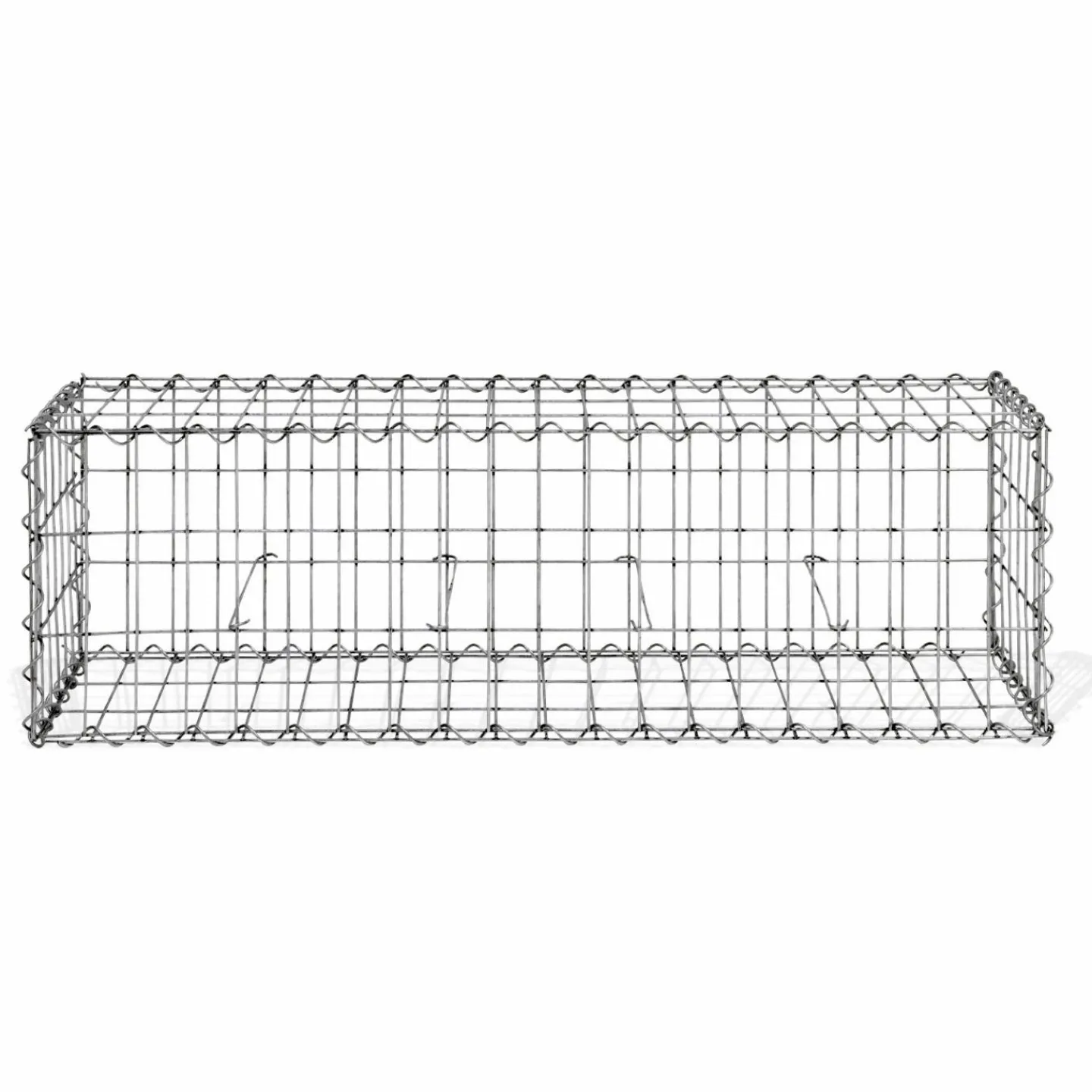 Gabions pour pierre (jardin) 100 x 30 x 30 cm : lot de 2*IDMarket Outlet