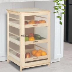 Garde-manger bois pour fruits et légumes*IDMarket Discount