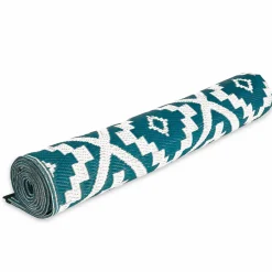 Grand tapis bleu canard pour terrasse et extérieur*IDMarket Best