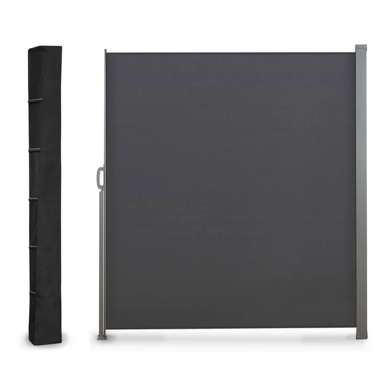 Housse pour paravent rétractable hauteur 1 m 60 noir*IDMarket Best