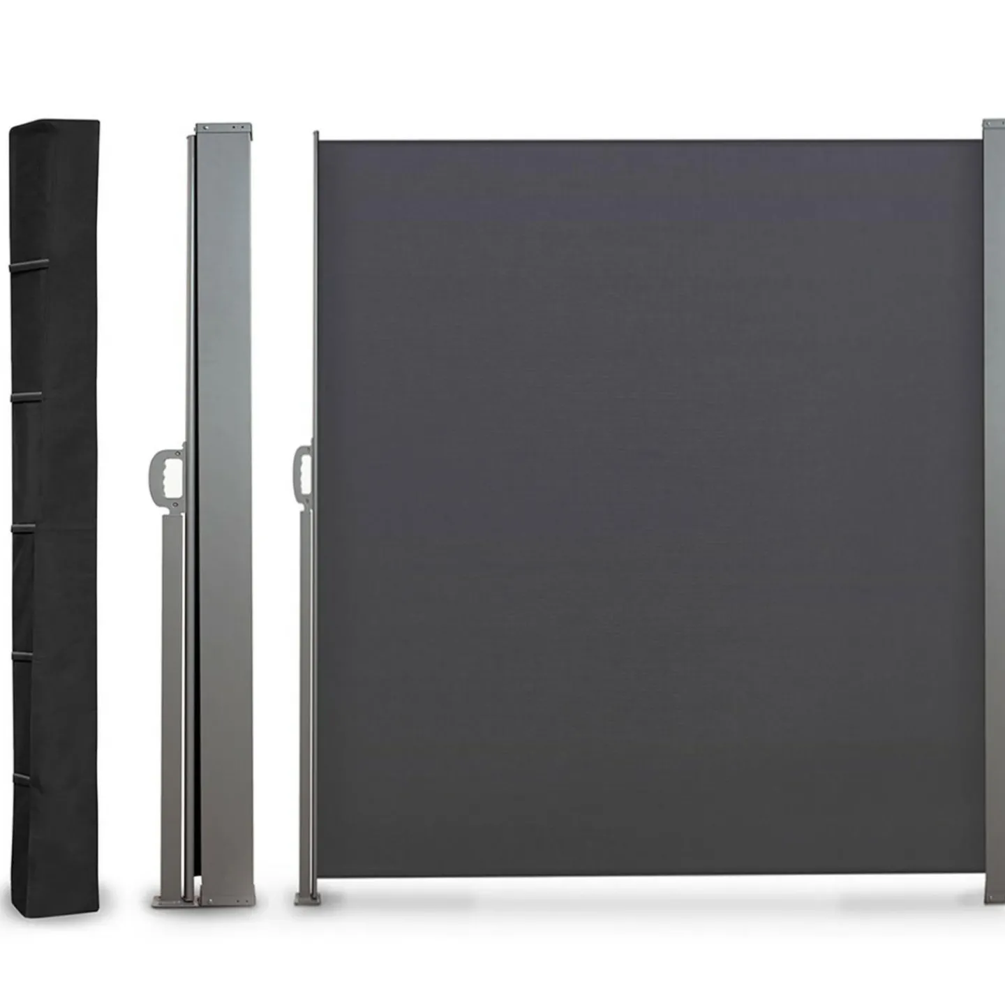 Housse pour paravent rétractable hauteur 1 m 60 noir*IDMarket Best