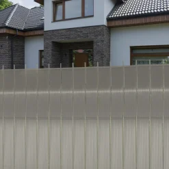 Kit de lamelles d'occultation pour grillage rigide gris clair 60 m*IDMarket Online