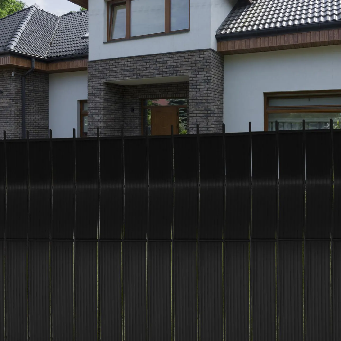 Kit de lamelles d’occultation pour grillage rigide noires*IDMarket Sale