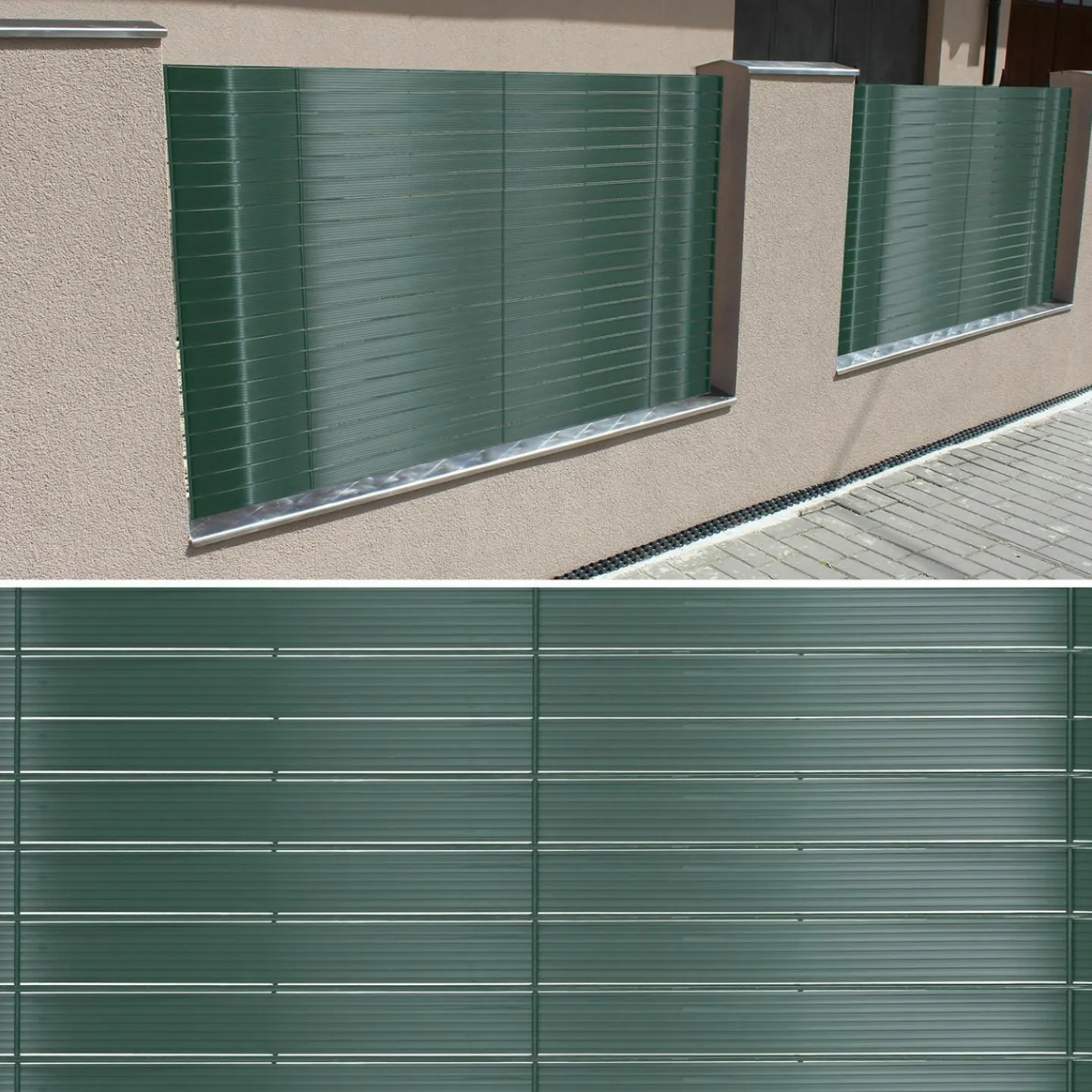 Kit de lamelles d’occultation pour grillage rigide vertes*IDMarket Online