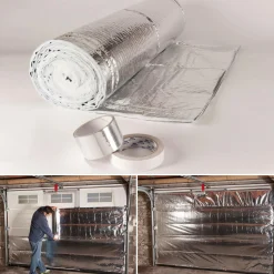 Kit isolation porte de garage*IDMarket Best