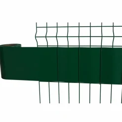 Lamelles occultantes PVC vert 35m pour grillage rigide*IDMarket