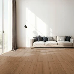 Lames PVC adhésives bois chêne foncé*IDMarket New