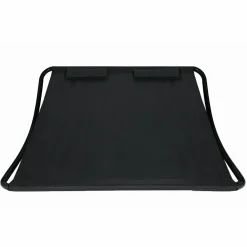 Lit bain de soleil double en toile noire*IDMarket Hot