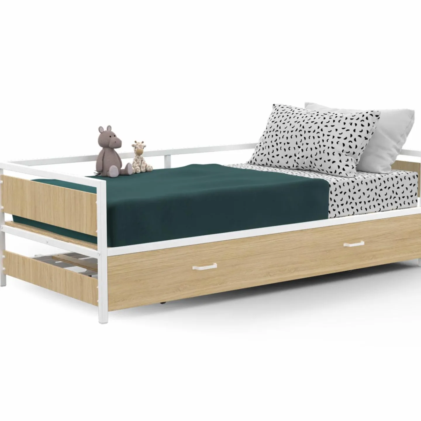 Lit banquette convertible style industriel*IDMarket