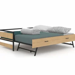 Lit banquette convertible 2 places industriel*IDMarket Discount