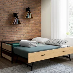 Lit banquette convertible 2 places industriel*IDMarket Discount