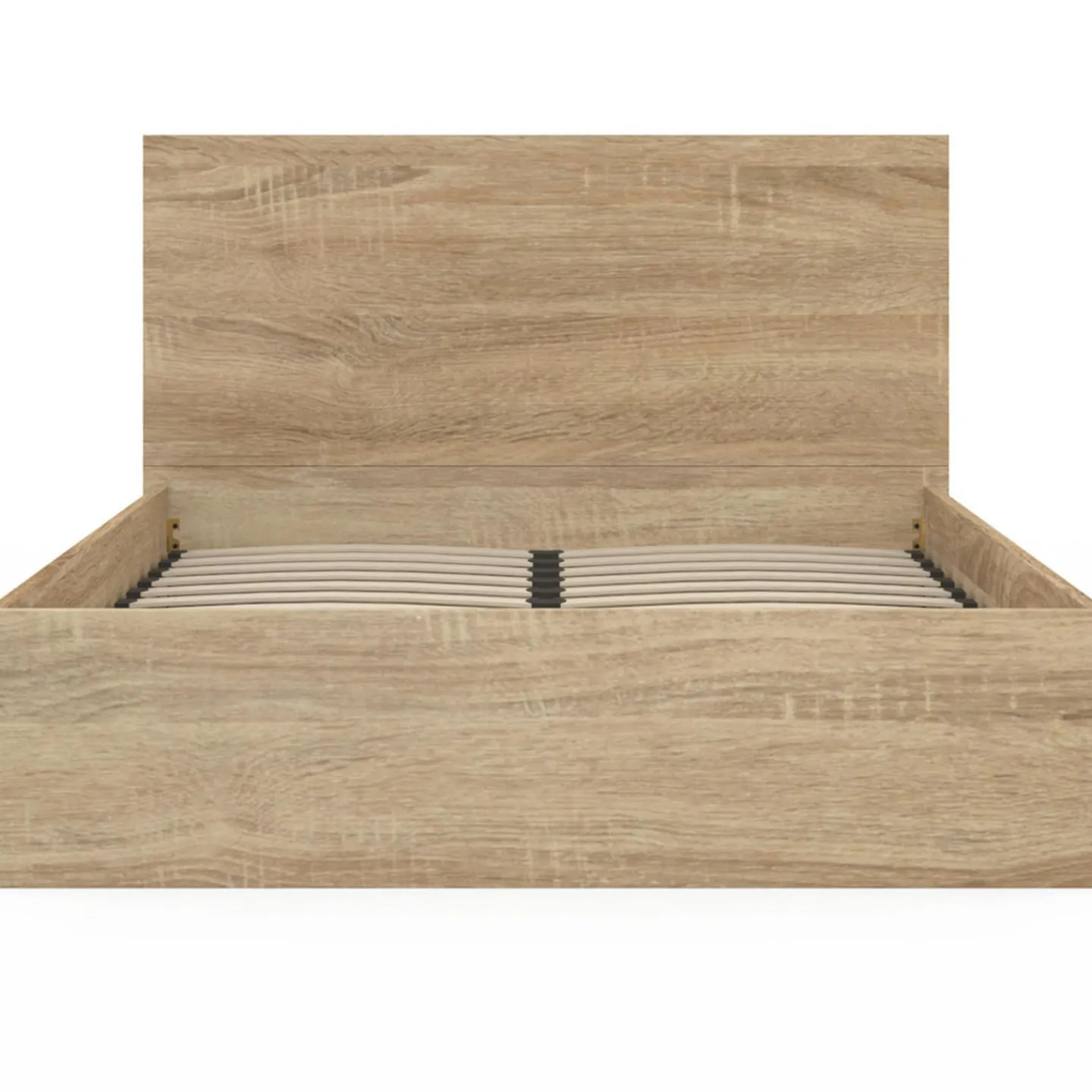 Lit coffre deux personnes façon hêtre 160 x 200 cm*IDMarket Hot