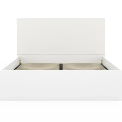Lit coffre double 140x190 cm coloris blanc*IDMarket Outlet
