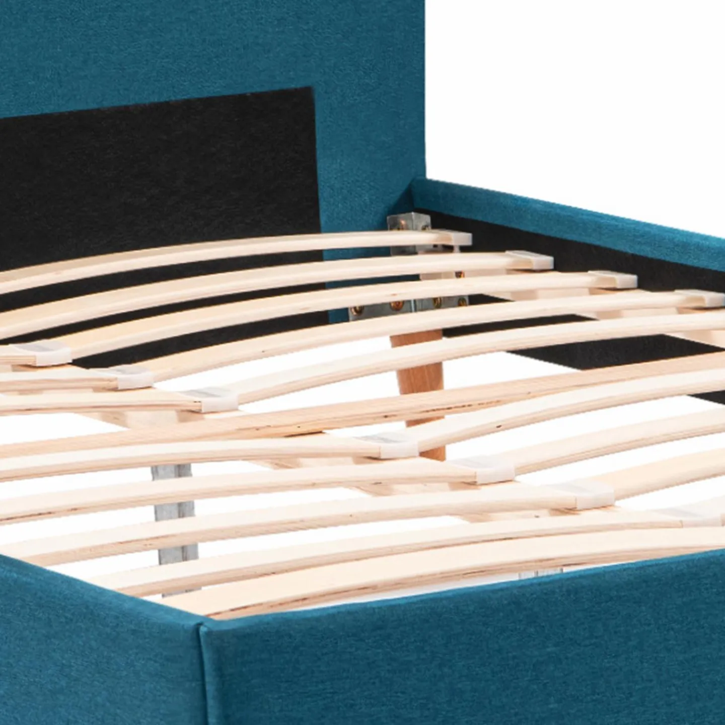 Lit double scandinave bleu canard*IDMarket Clearance