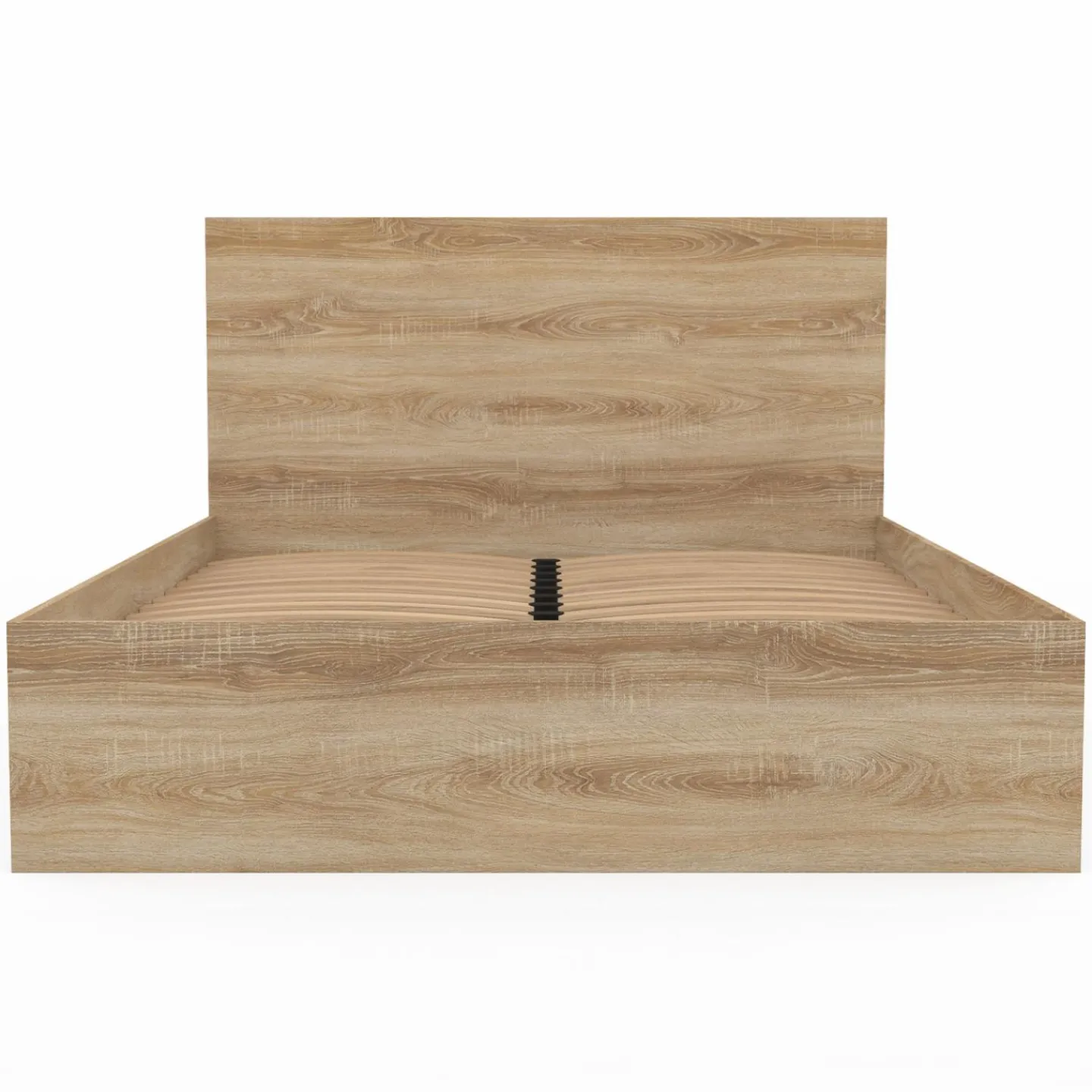 Lit double 140x190 cm avec sommier et tête de lit en bois*IDMarket Clearance