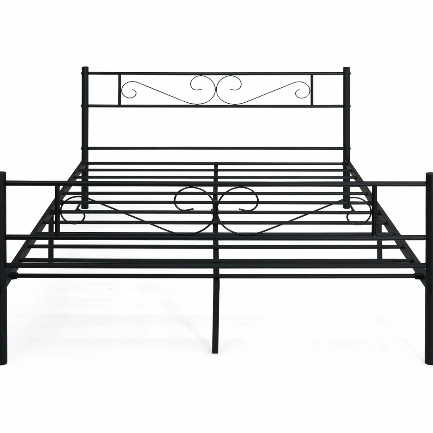 Lit en métal 140 x 190 cm avec sommier*IDMarket Sale