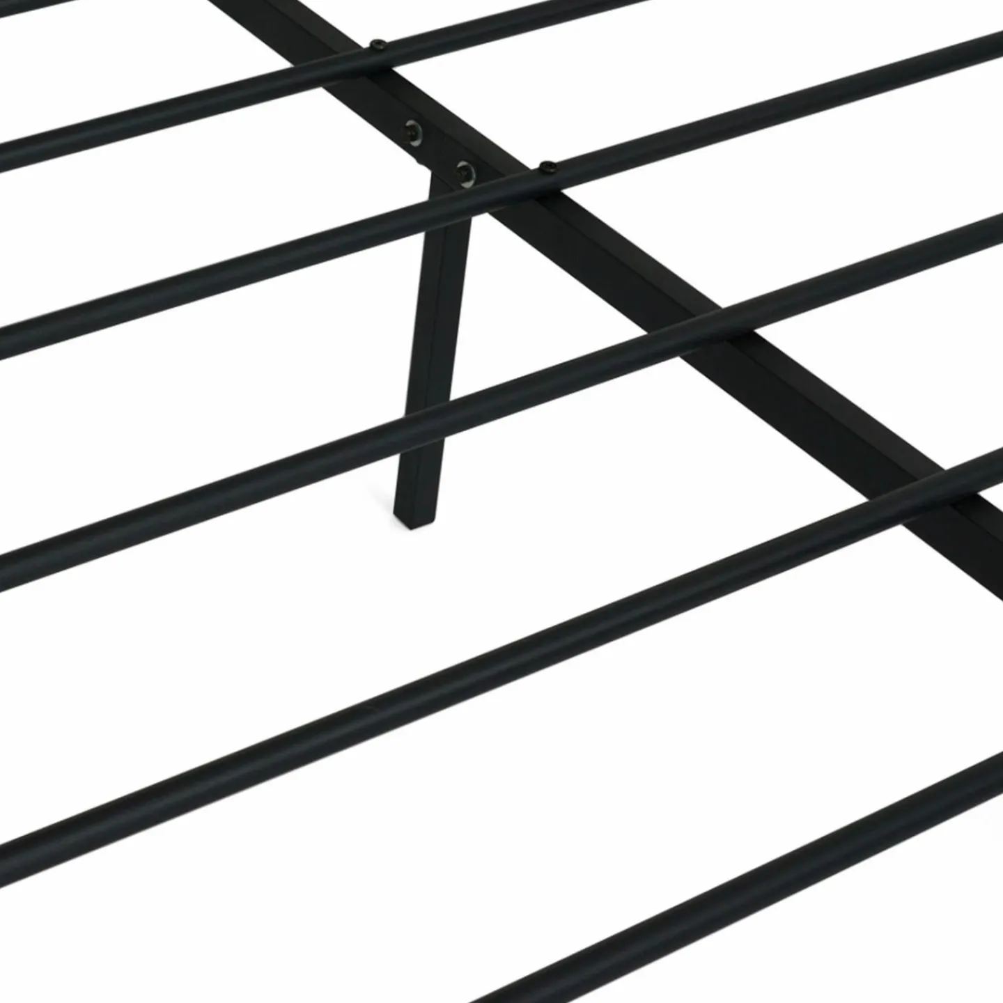 Lit en métal 140 x 190 cm avec sommier*IDMarket Sale