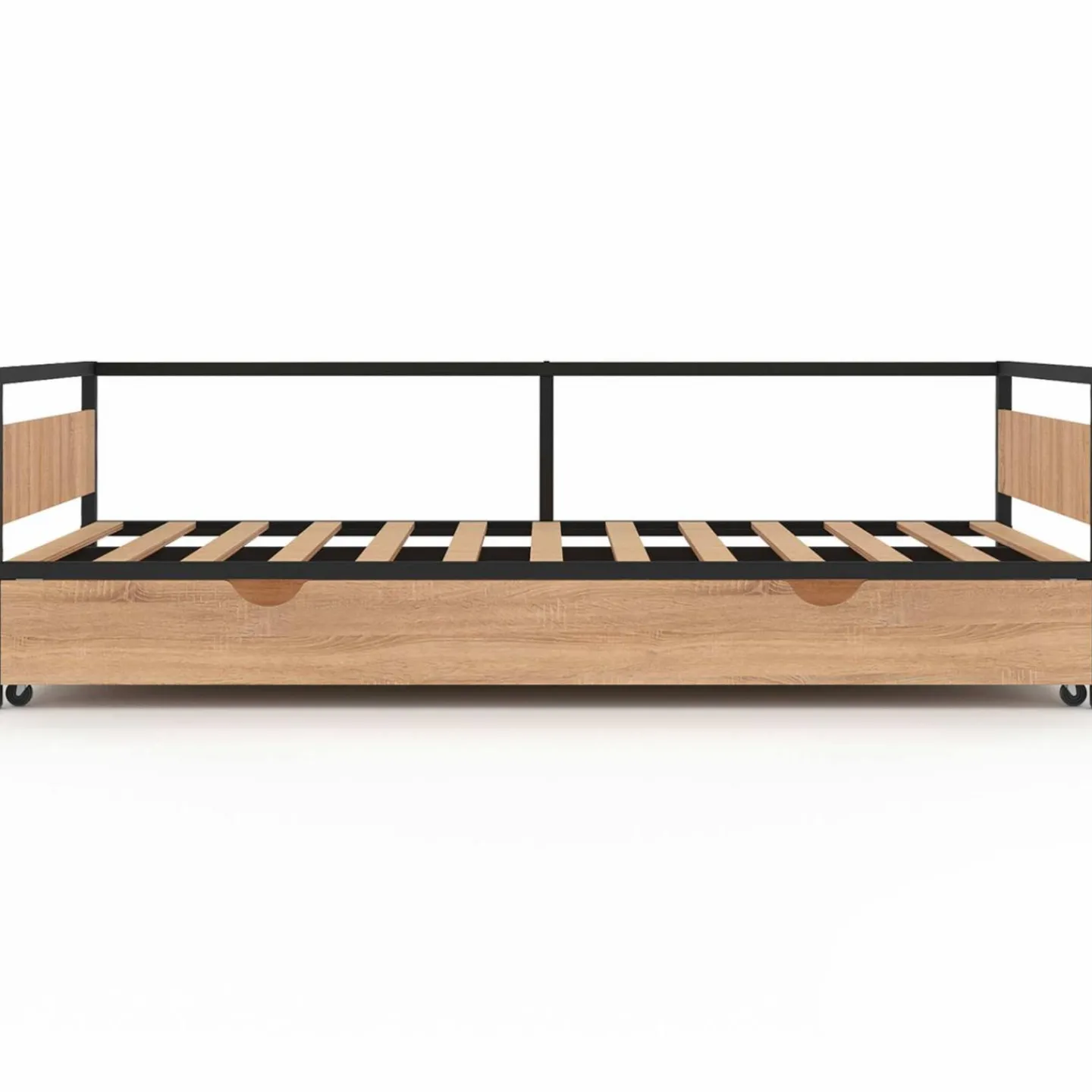 Lit enfant industriel avec tiroir gigogne 90x190*IDMarket Best