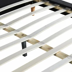 Lit scandinave 140x190 cm gris*IDMarket Outlet