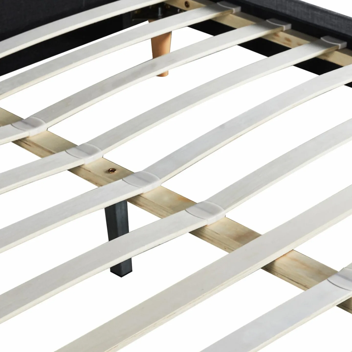 Lit scandinave 140x190 cm gris*IDMarket Outlet