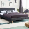 Lit style scandinave 140x190 cm gris*IDMarket Sale