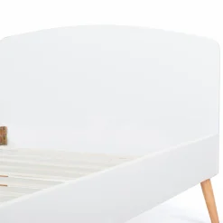 Lit style scandinave 90x190 cm blanc*IDMarket Hot