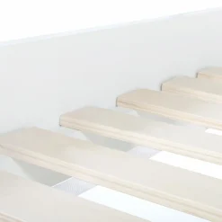 Lit style scandinave 90x190 cm blanc*IDMarket Hot