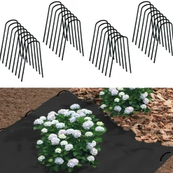 Lot de 30 agrafes pour toile de paillage 10 CM format en U*IDMarket New