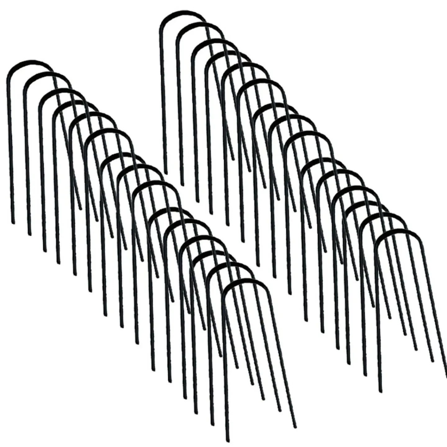 Lot de 30 agrafes pour toile de paillage 10 CM format en U*IDMarket New