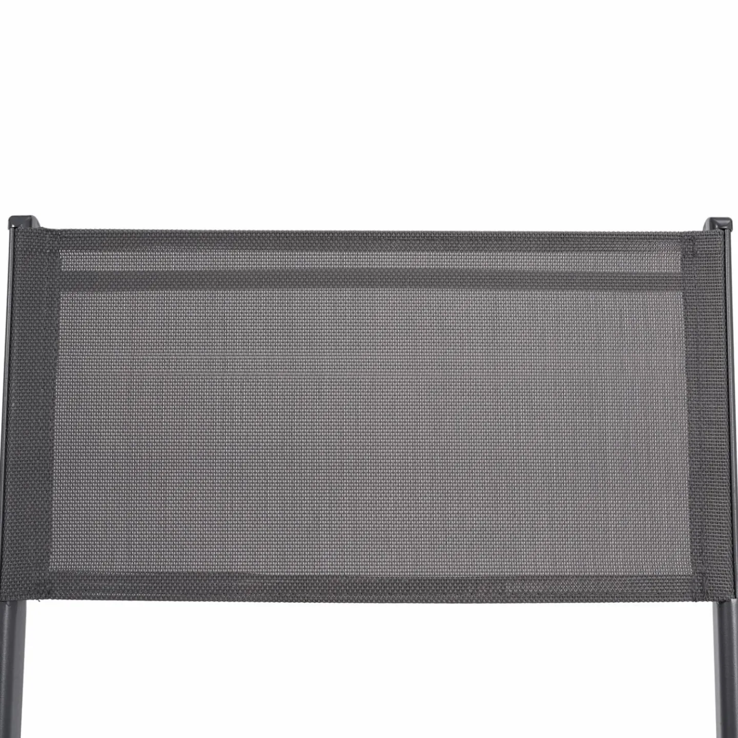 Lot de 6 chaises de jardin pliantes gris anthracite en métal et textilène*IDMarket Discount