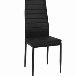 Lot de 6 chaises noires*IDMarket Outlet