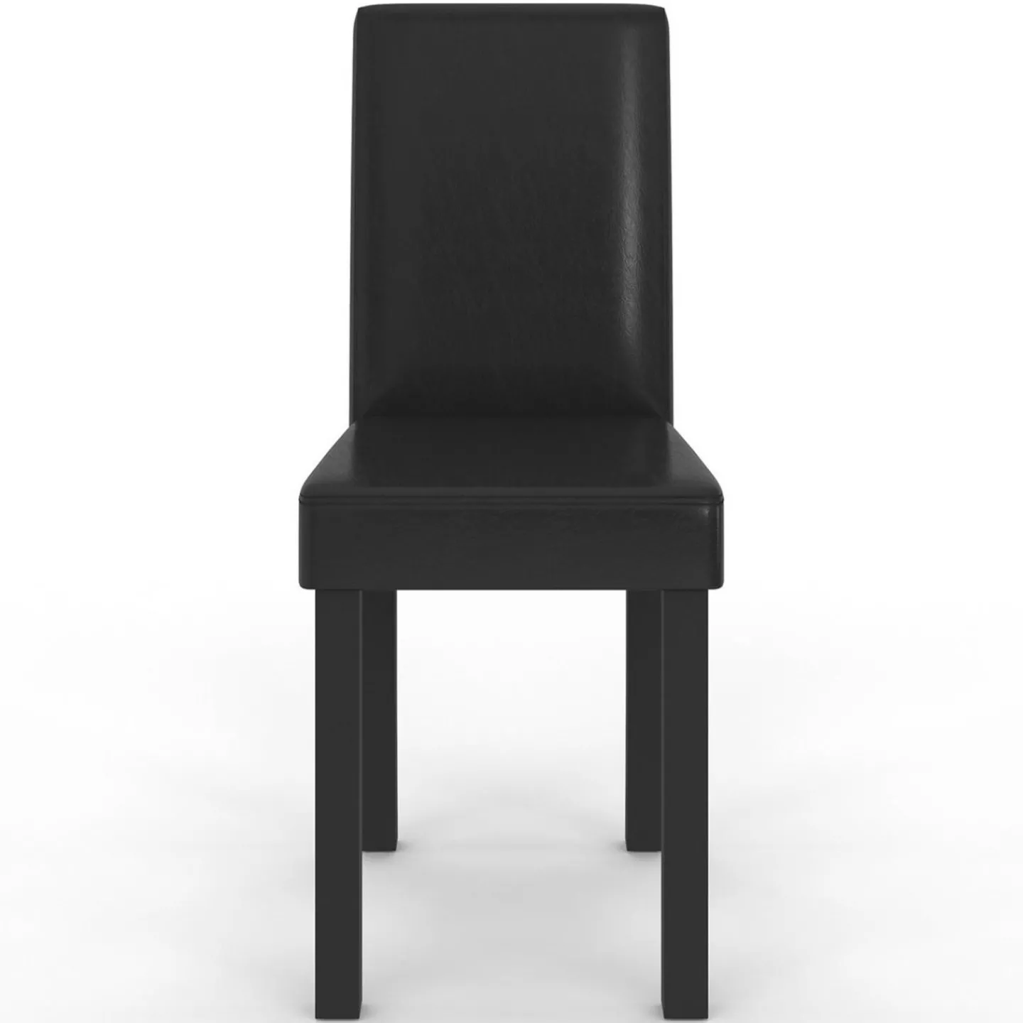 Lot de 6 chaises noires design*IDMarket Best