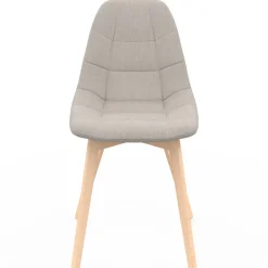 Lot de 6 chaises scandinaves mix color gris foncé x2, terracotta x2, beige x2*IDMarket Clearance