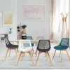 Lot de 6 chaises scandinaves dépareillées dossier ajouré*IDMarket Sale