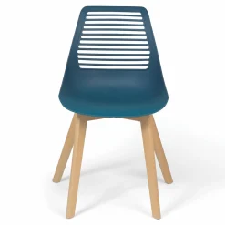 Lot de 6 chaises scandinaves dépareillées dossier ajouré*IDMarket Sale