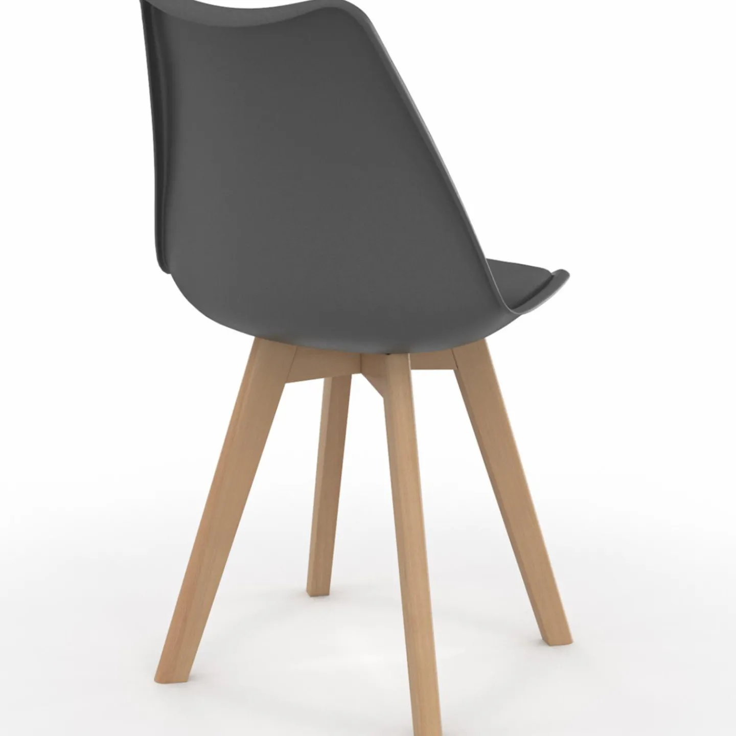 Lot de 6 chaises scandinaves mix color bleues, grises et jaunes*IDMarket New