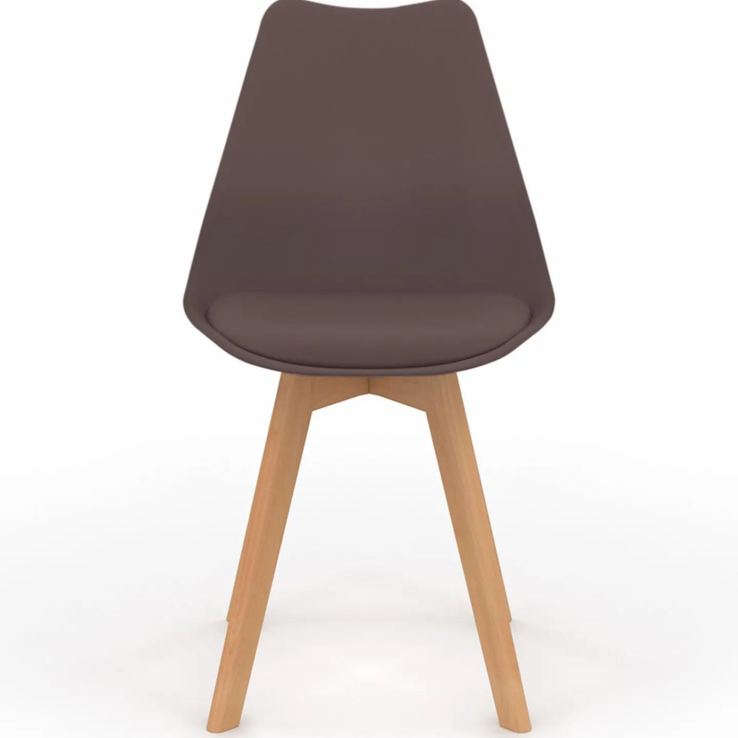 Lot de 6 chaises scandinaves mix color taupe, beige et blanc*IDMarket Sale