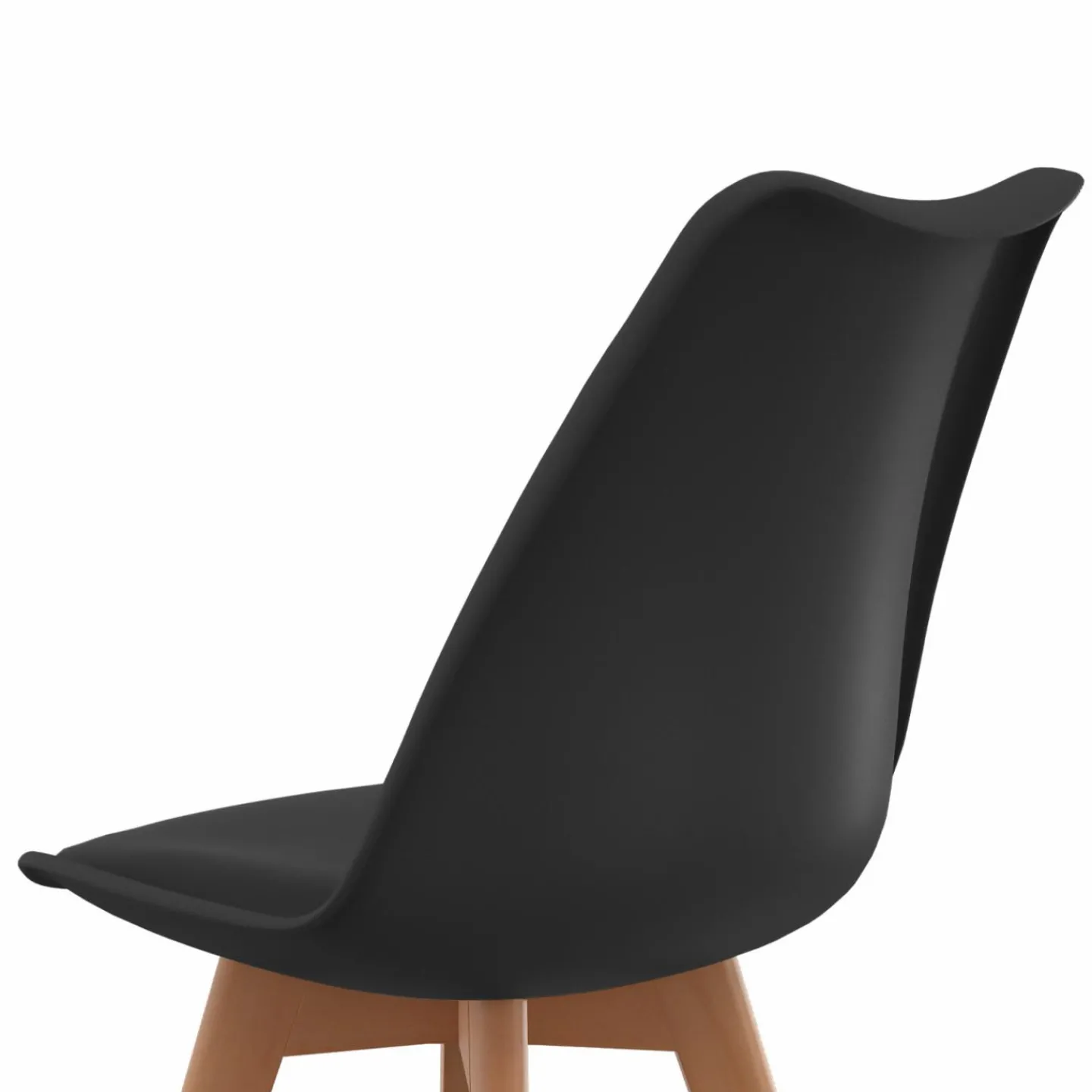 Lot de 8 chaises scandinaves noires pour salle à manger*IDMarket Hot