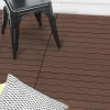 Lot de 5 dalles de terrasse rectangulaires clipsables de 60 x 30 cm*IDMarket Best
