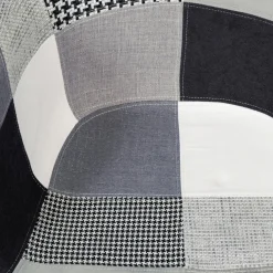 Lot de 2 fauteuils scandinaves noirs gris et blancs*IDMarket Discount