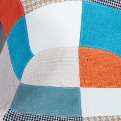 Lot de 2 fauteuils scandinaves multicolores*IDMarket Discount