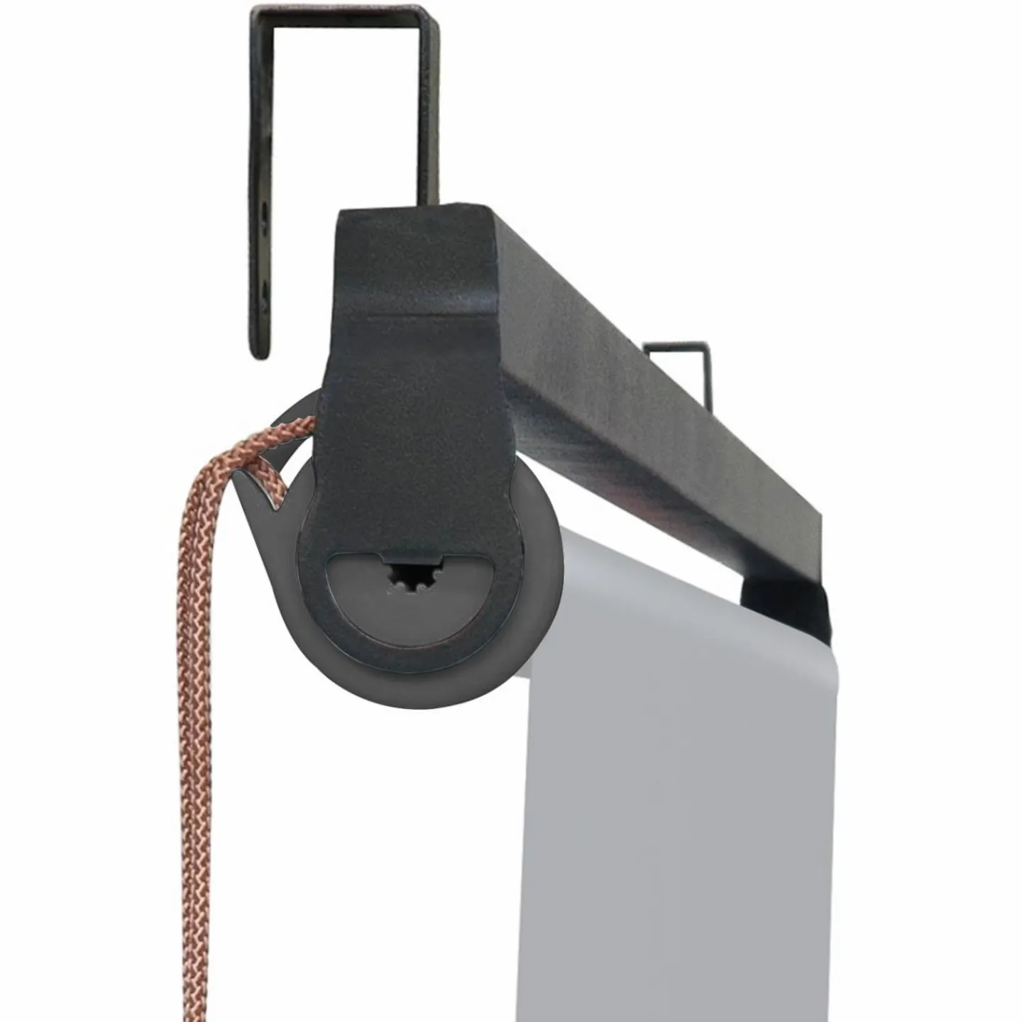 Lot de 3 stores enrouleurs gris clair pour pergola*IDMarket Outlet