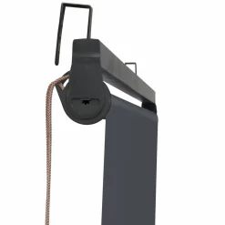 Lot de 2 stores enrouleurs gris pour pergola*IDMarket Online