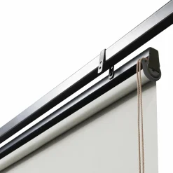 Lot de 3 stores enrouleurs écru pour pergola*IDMarket New