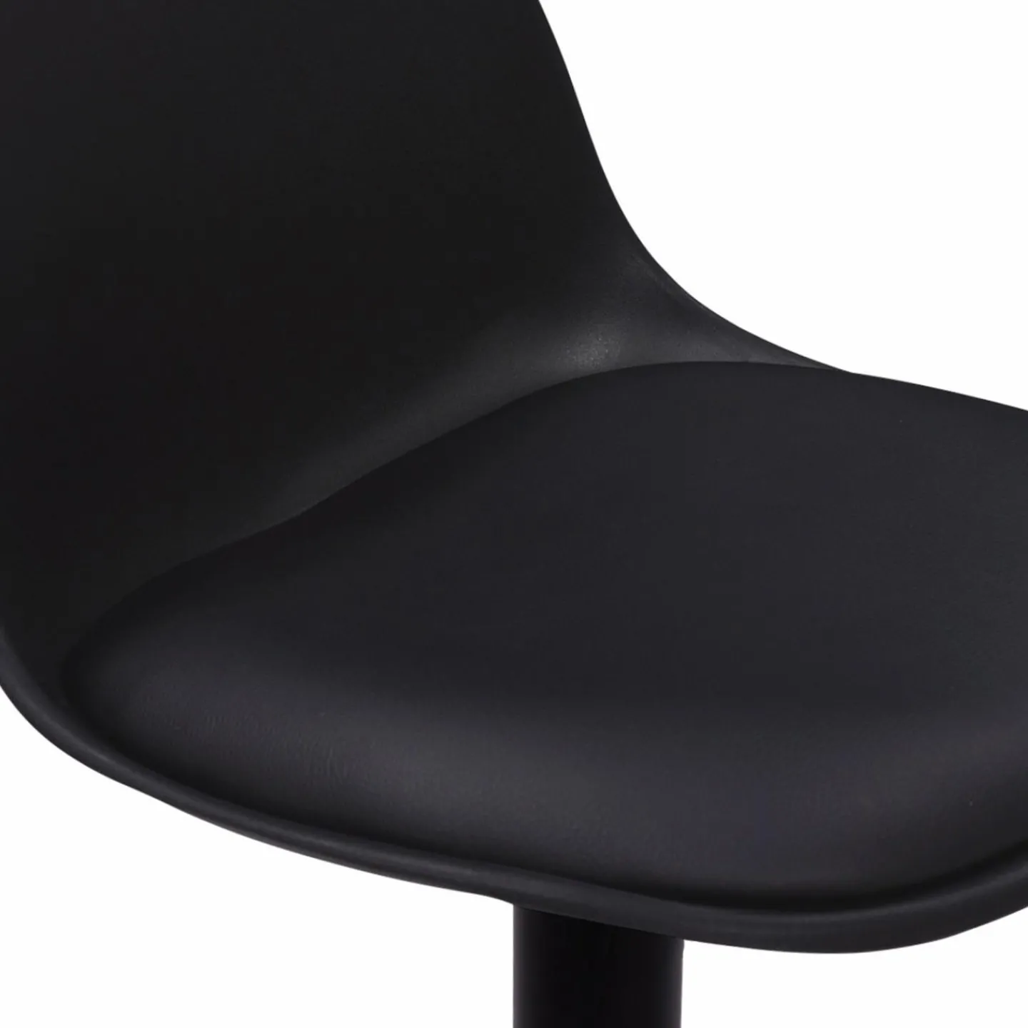 Lot de 2 tabourets de bar noir réglables*IDMarket Best