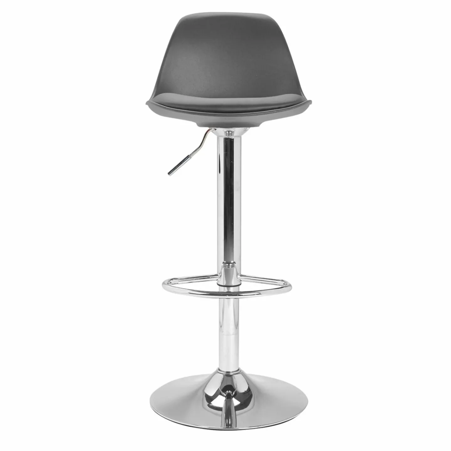 Lot de 2 tabourets de bar Karl design gris*IDMarket Outlet