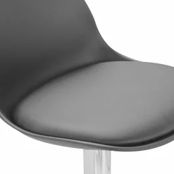 Lot de 2 tabourets de bar Karl design gris*IDMarket Outlet